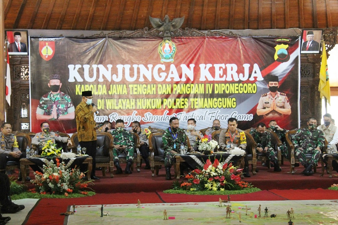 Bupati Temanggung Terima Kunjungan Kapolda Jateng dan Pangdam Diponegoro