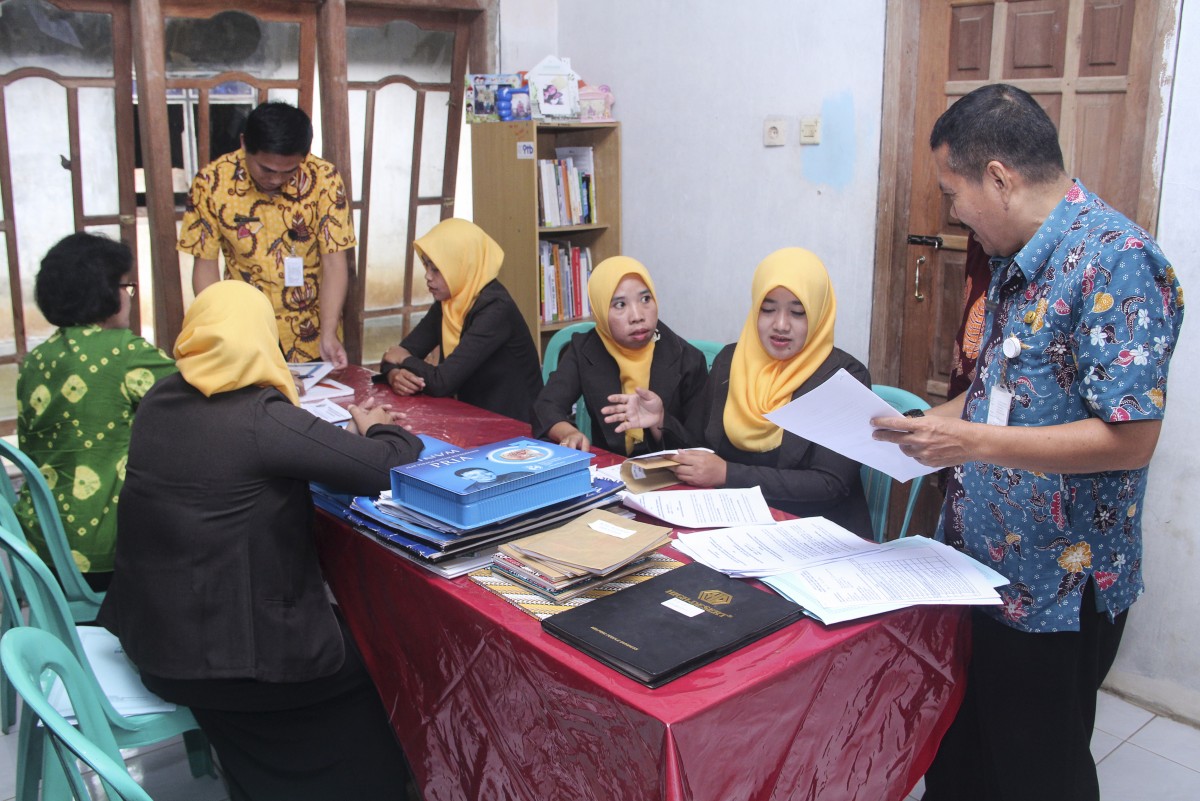 Penilaian Lomba BKR Tingkat Provinsi di Desa Gemawang 