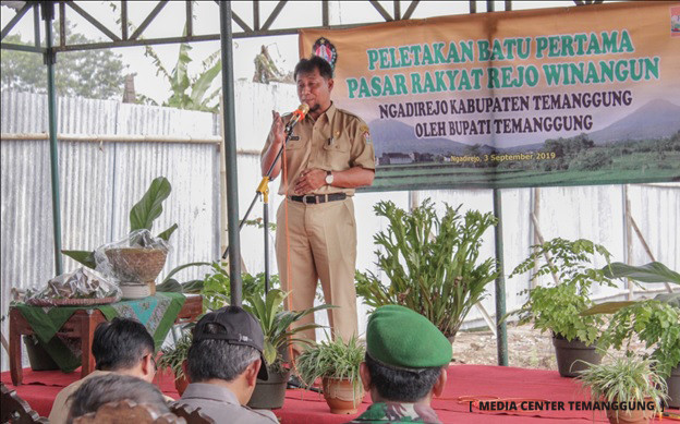 Pasar Rakyat Rejo Winangun Ngadirejo Dimulai Pembangunannya