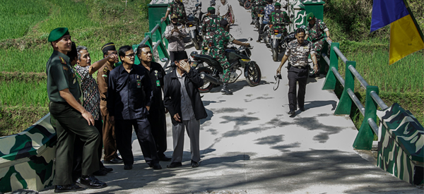 Wabup dan Dandim Temanggung Tinjau Hasil Kerja TMMD Tahap II