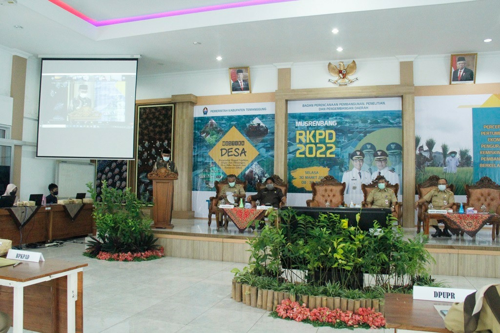 Musrenbang RKPD Kabupaten Temanggung Tahun 2022 Resmi Digelar