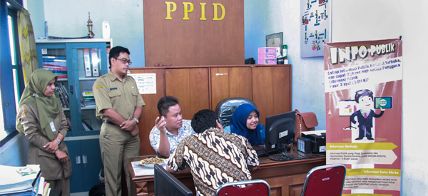 Verifikasi Website PPID Kabupaten Temanggung oleh Komisi Informasi Provinsi Jawa Tengah