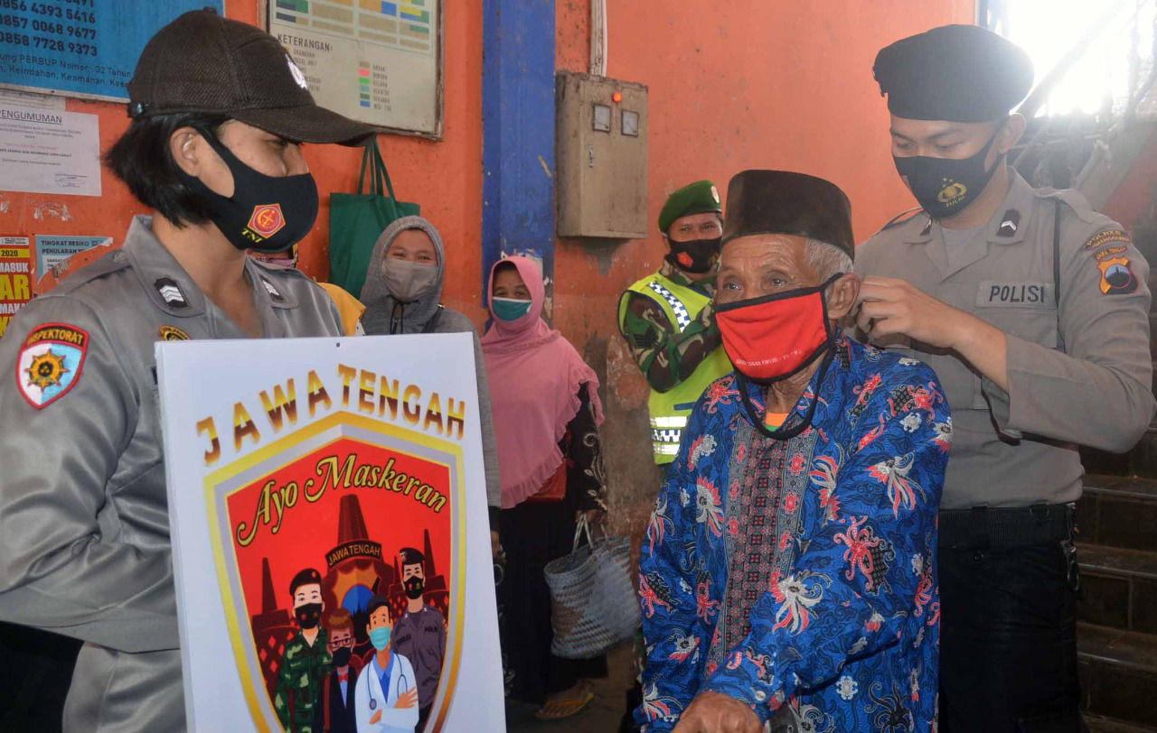 Polres Temanggung Terus Giatkan Disiplin Prokes