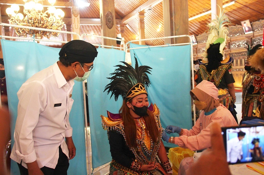 Pelaku Seni dan Budaya di Temanggung Ikuti Vaksinasi