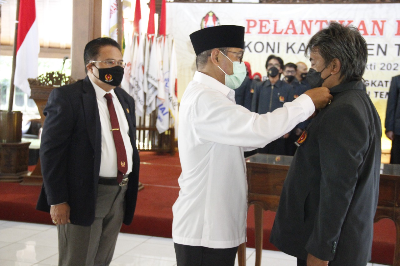 Pengurus KONI Temanggung Periode 2021-2025 Resmi Dilantik