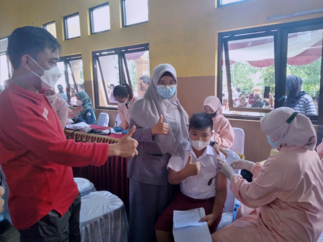 BIN Jateng Bantu Vaksinasi Anak Usia 6-11 Tahun di Temanggung