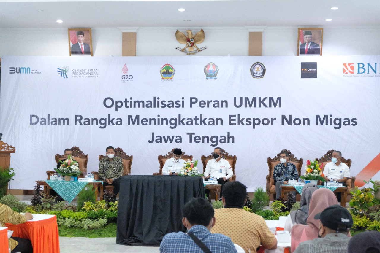 UMKM Jateng Didorong Tingkatkan Peran Ekspor Non Migas