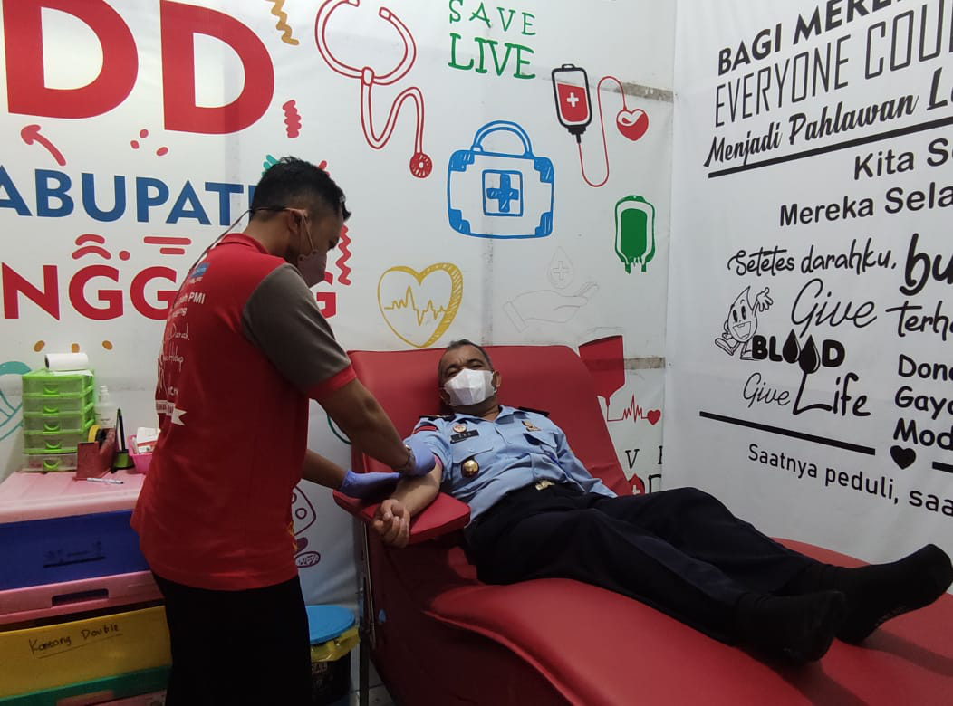 Rutan Temanggung Gelar Donor Darah