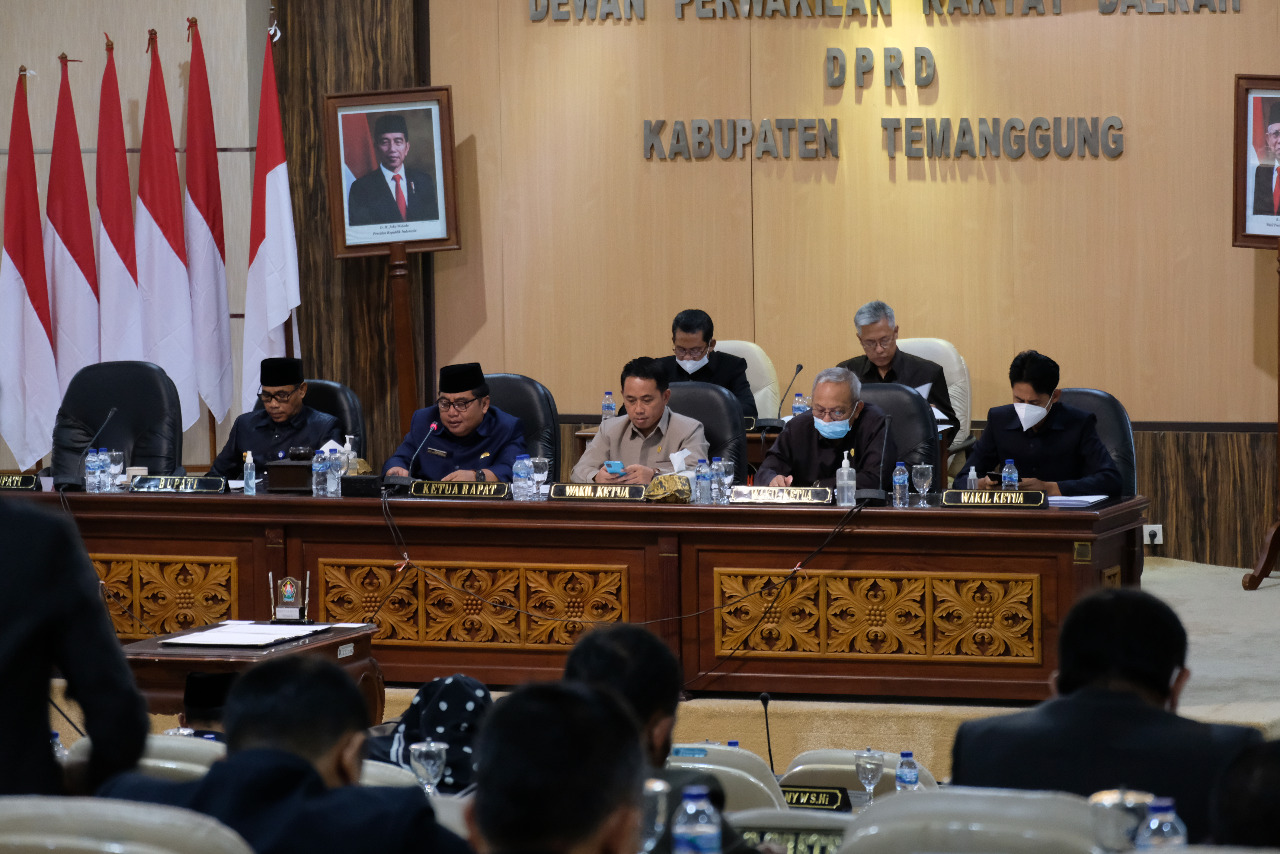 DPRD Temanggung Tetapkan APBD Tahun Anggaran 2023