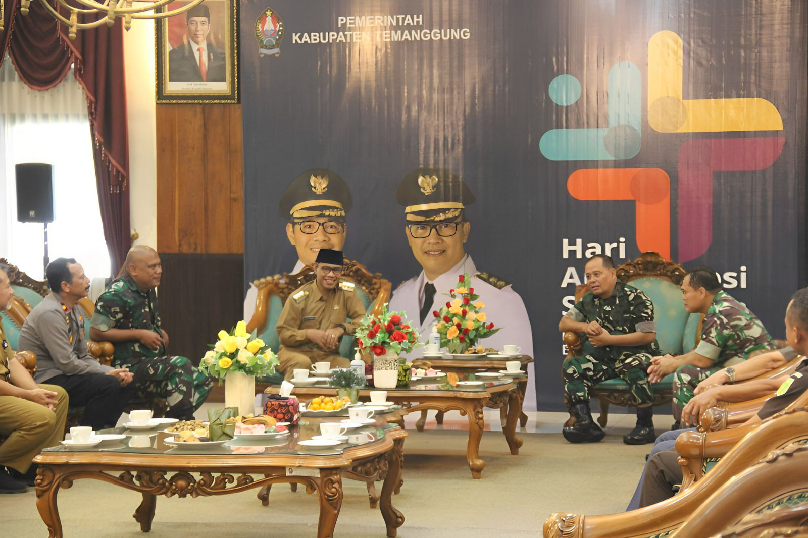 Pemkab Temanggung Bersama Korem 072 Pamungkas Adakan Sarapan Bersama