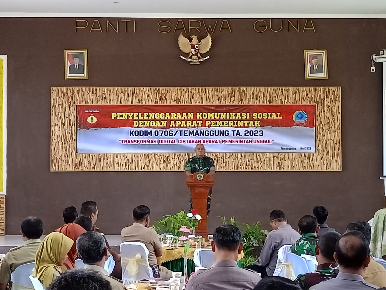 Perkuat Sinergitas, Kodim 0706 Temanggung Adakan Komunikasi Sosial