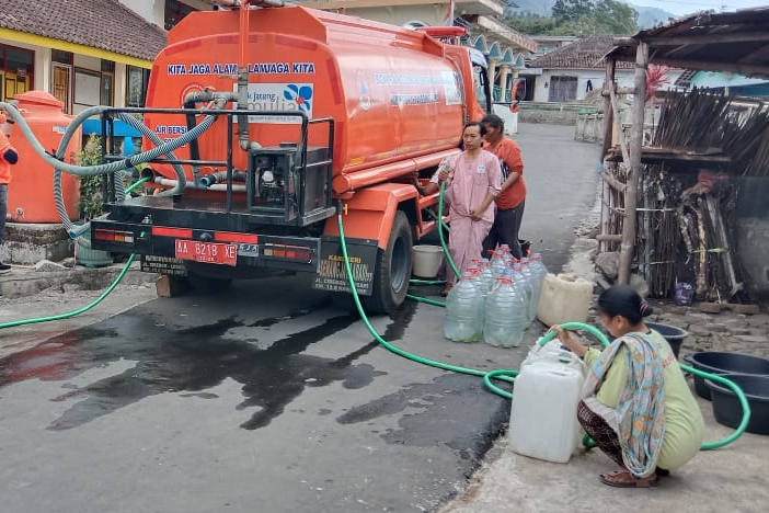 BPBD Temanggung Mulai Droping Air Bersih