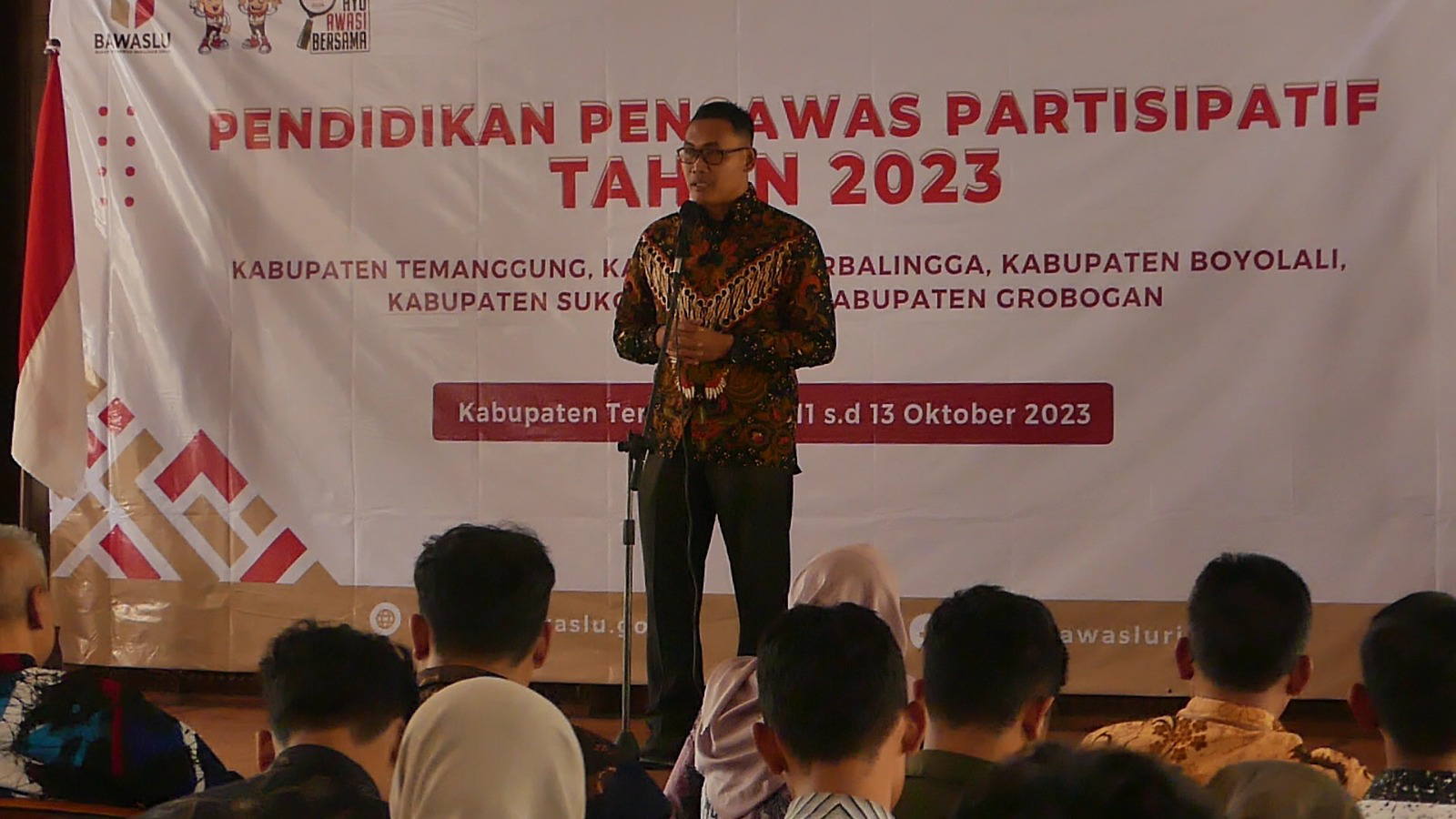 Bawaslu RI Adakan Pendidikan Pengawas Partisipatif di Temanggung