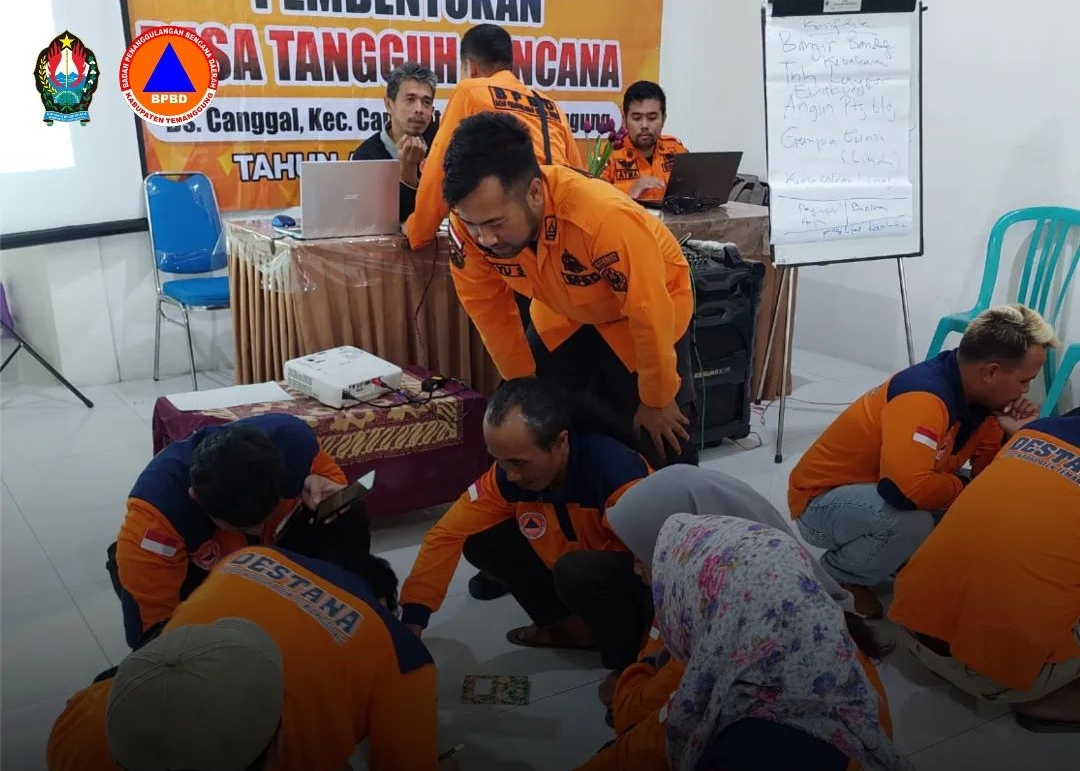 Hadapi Bencana, BPBD Temanggung Latih Kader Desa Tangguh Bencana