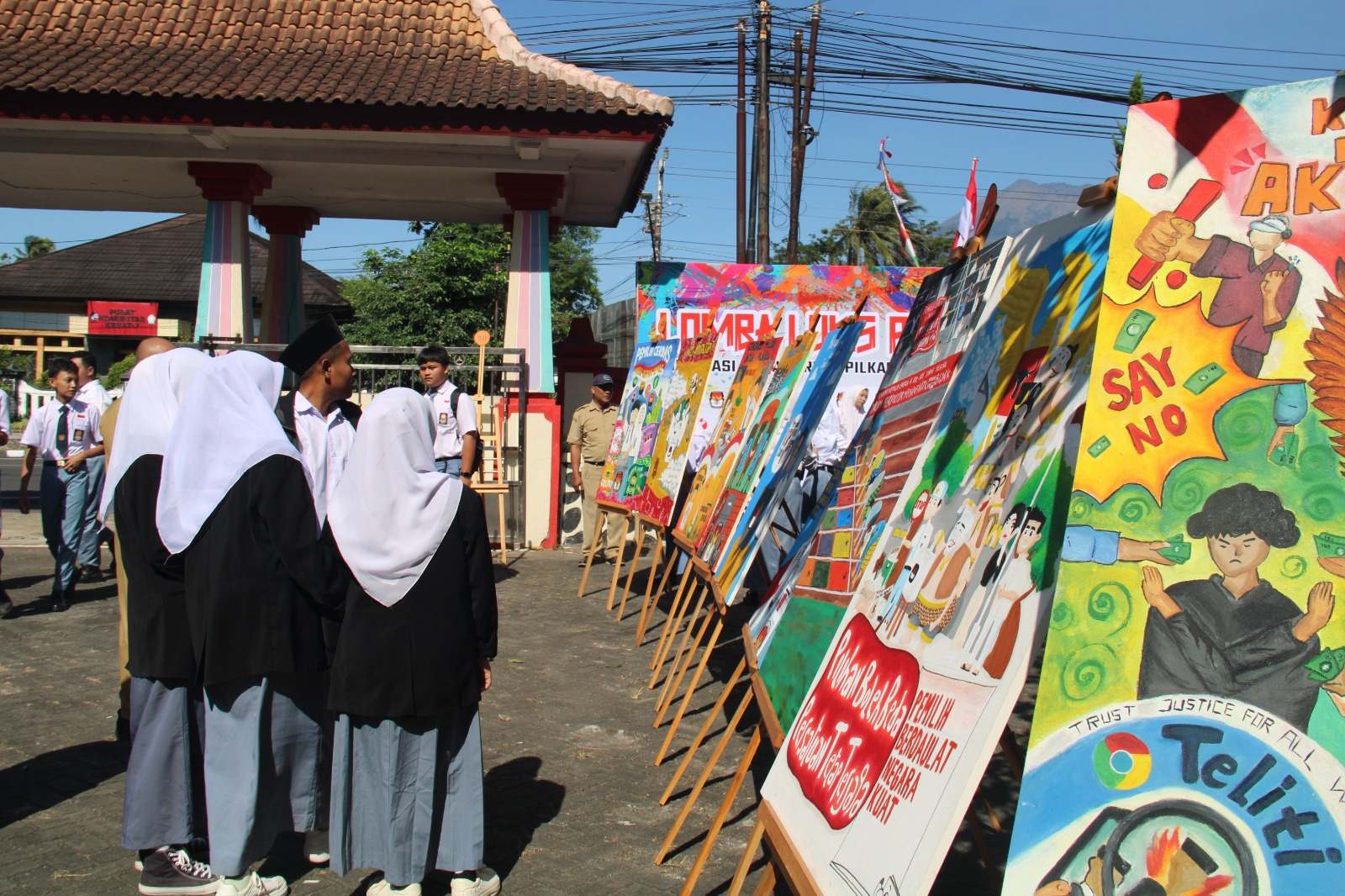 Siswa Sekolah di Temanggung Suarakan Politik Bersih untuk Pilkada 2024