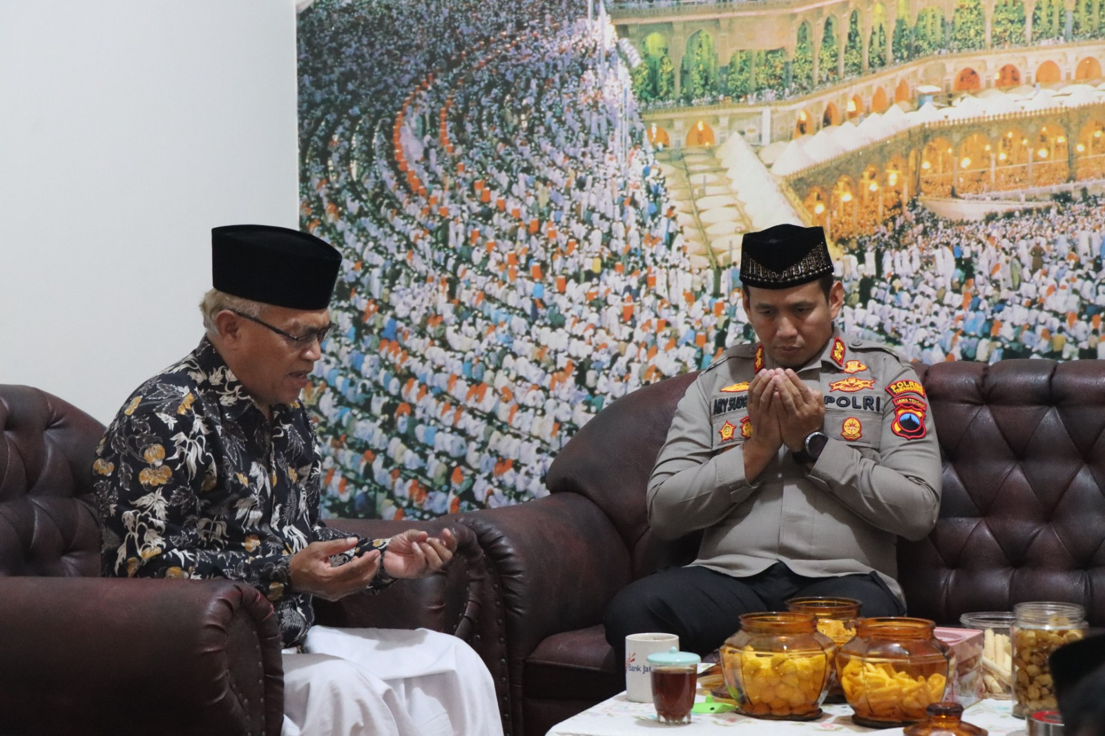 Pertahankan Kondusifitas Pilkada 2024, Kapolres Kunjungi Tokoh-tokoh Agama