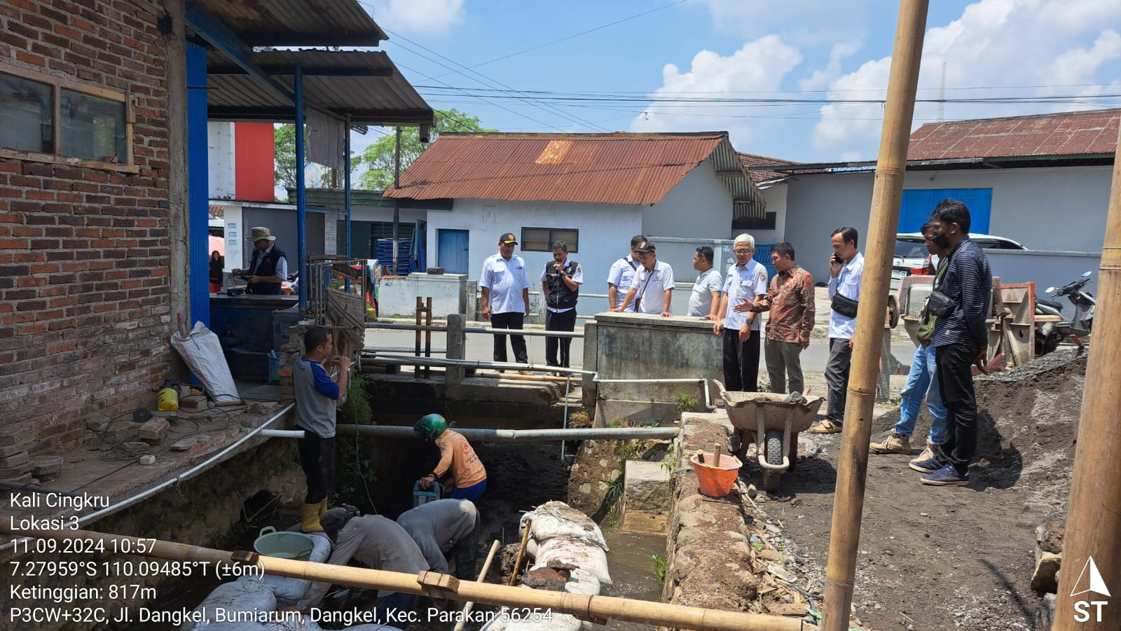 Banjir Dangkel dapat Penanganan dari DPUPR Temanggung