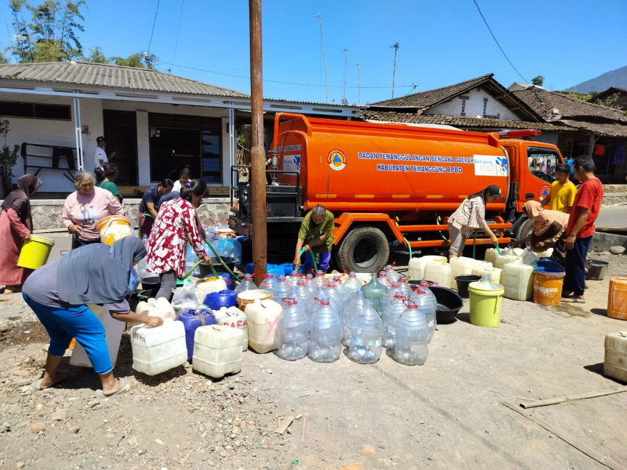 BPBD Temanggung Sudah Salurkan 77 Tangki Air Bersih