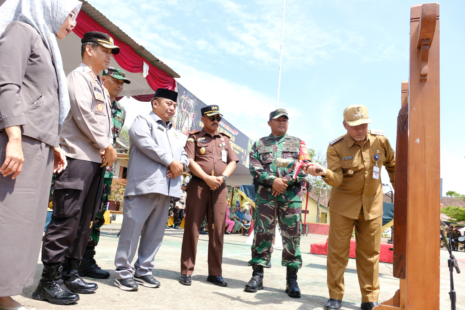 TMMD Sengkuyung ke-122 Tahap IV Digelar di Desa Tanurejo, Bansari