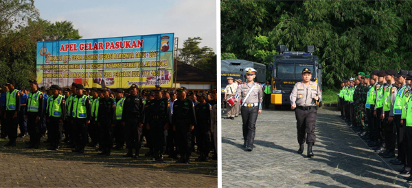 Polres Gelar Apel Ramadniya Candi 2017