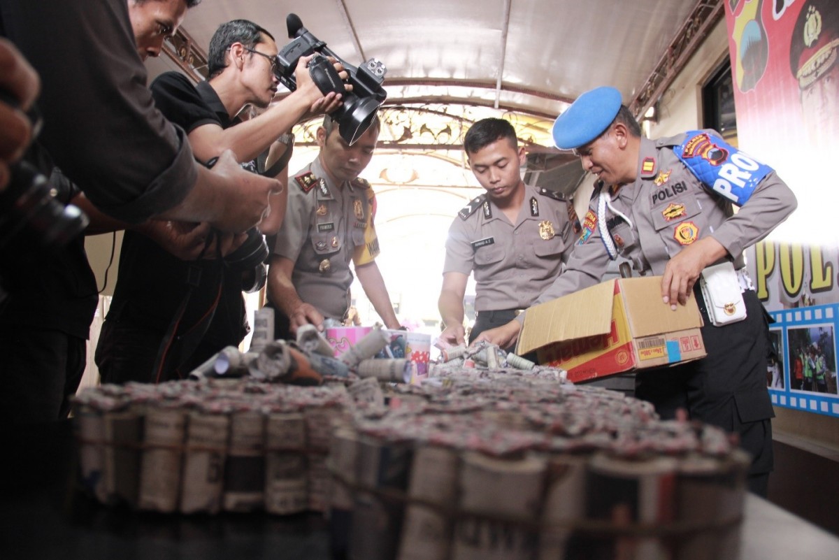 Polisi Amankan Pelaku Penyalahgunaan Bahan Peledak 