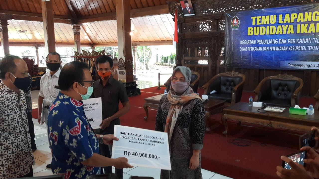 Pemkab Temanggung Beri Bantuan Rp 2,5 Miliar Bagi Pelaku Usaha Perikanan