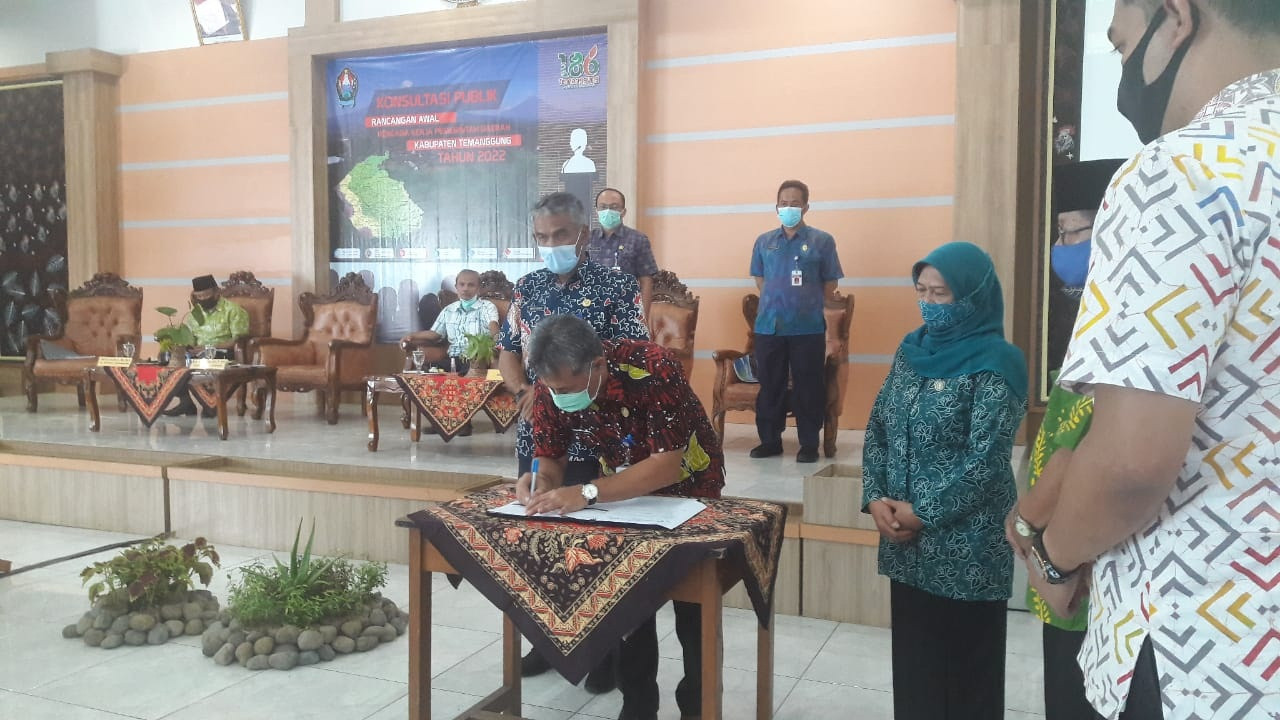 Bappeda Temanggung Gelar Konsultasi Publik Ranwal RKPD 2022