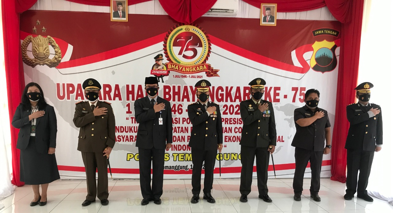 HUT Bhayangkara ke-75 Perekat Sinergitas Pemkab Temanggung dengan Polres Temanggung