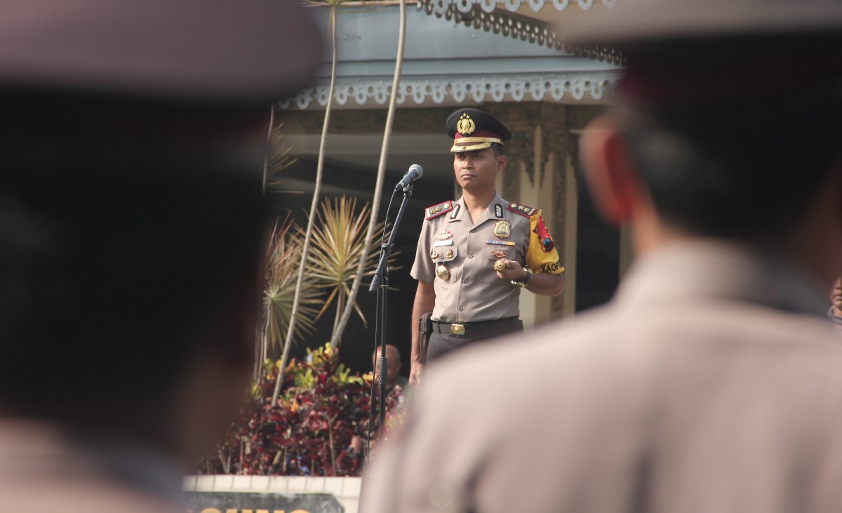 Ciptakan Suasana Kondusif Dalam Pilkada, Tiga Tim Gabungan Apel Bersama  