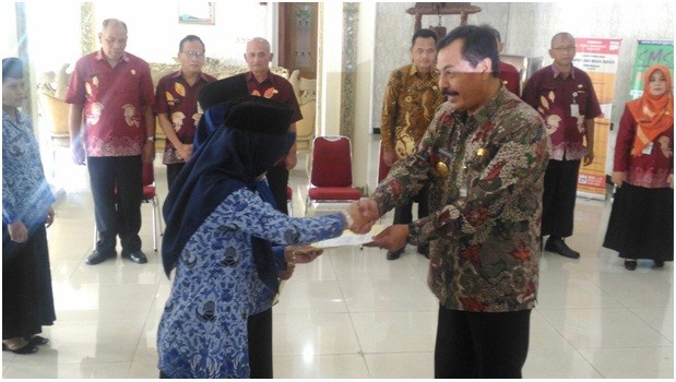 47 CPNS di Temanggung Melakukan Sumpah Jabatan 