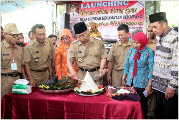 Warga Muncar Antusias Saksikan Launching Wisata Alam Curug Lawe