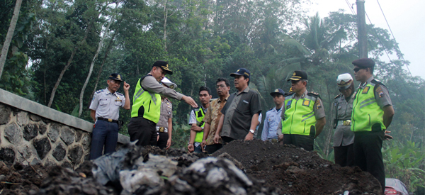 Polres dan Dishub Tinjau Progres Perbaikan Jalan