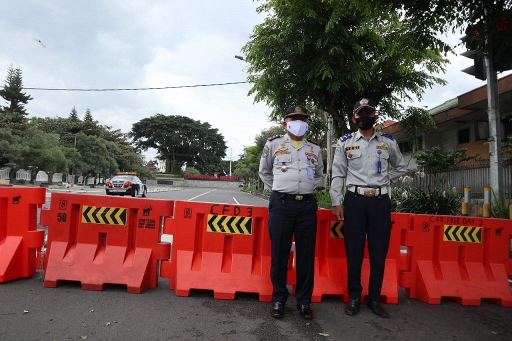 Gerakan Jateng di Rumah Saja, Jalanan Kota Temanggung Lengang 