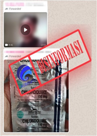 [DISINFORMASI] Obat Malaria Klorokuin Ampuh Sembuhkan Virus Corona