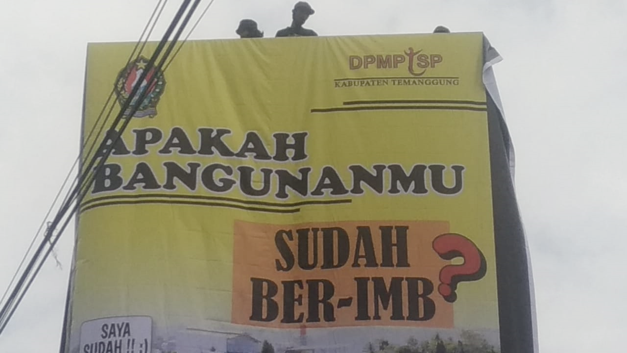 Pemkab Temanggung Dorong Semua Bangunan Miliki IMB