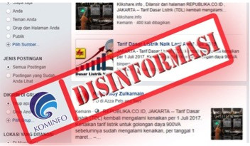 [DISINFORMASI] Tarif Dasar Listrik Naik Lagi Awal Juli 2019