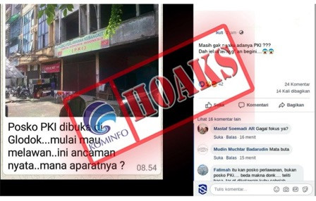 [HOAKS] Posko Perlawanan Kebangkitan PKI di Glodok