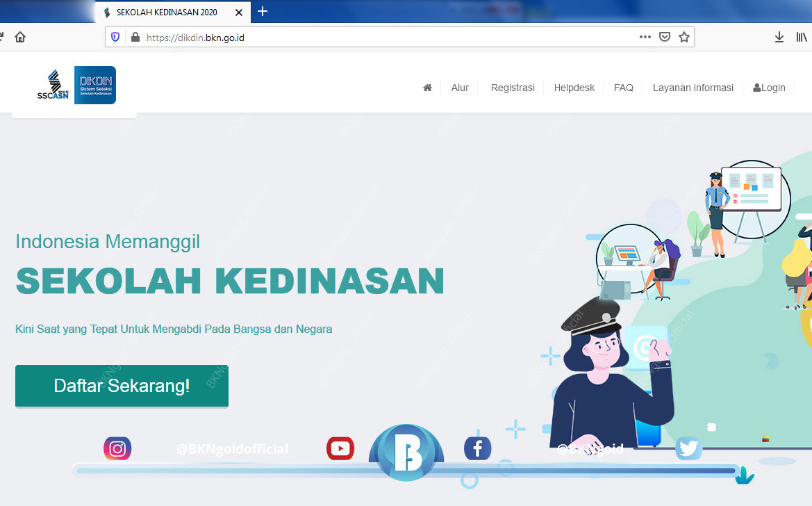 Mulai Hari Ini, Portal Pendaftaran Sekolah Kedinasan Tahun 2020 Dibuka Hingga 23 Juni