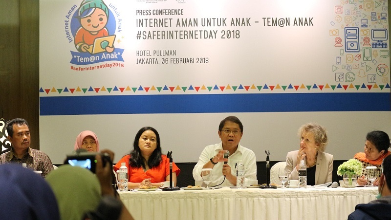 Hadiri Safer Internet Day, Rudiantara: Tangani Kasus Kekerasan Anak di Internet, Semua Ekosistem Har