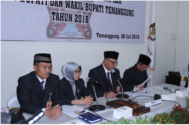 KPU Tetapkan Paslon Bupati dan Wakil Bupati Terpilih