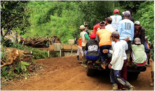 2 Titik Lokasi Longsor Terdeteksi Oleh BPBD Kabupaten Temanggung