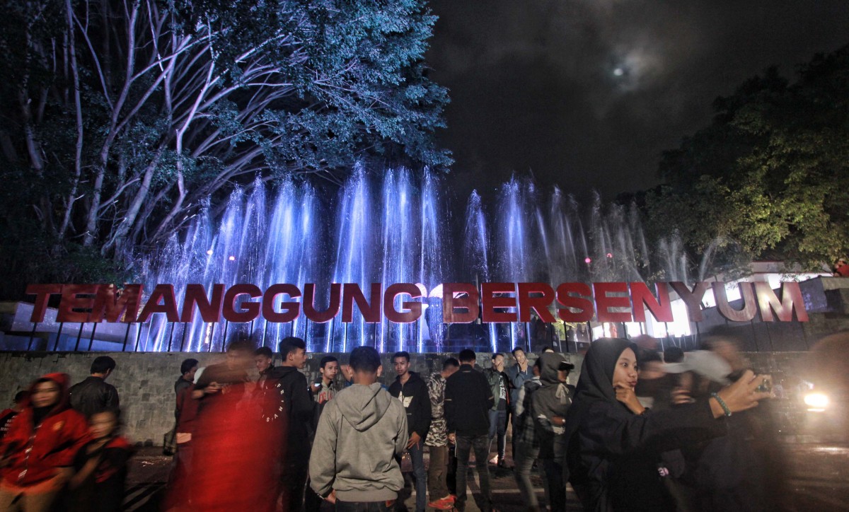 Alun Alun Kota Temanggung Resmi di Buka Pada Malam Tahun Baru