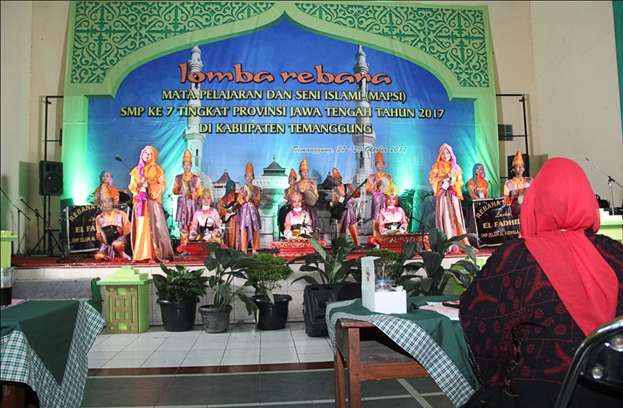 Lomba Rebana MAPSI SMP Tingkat Jateng Begitu Semarak